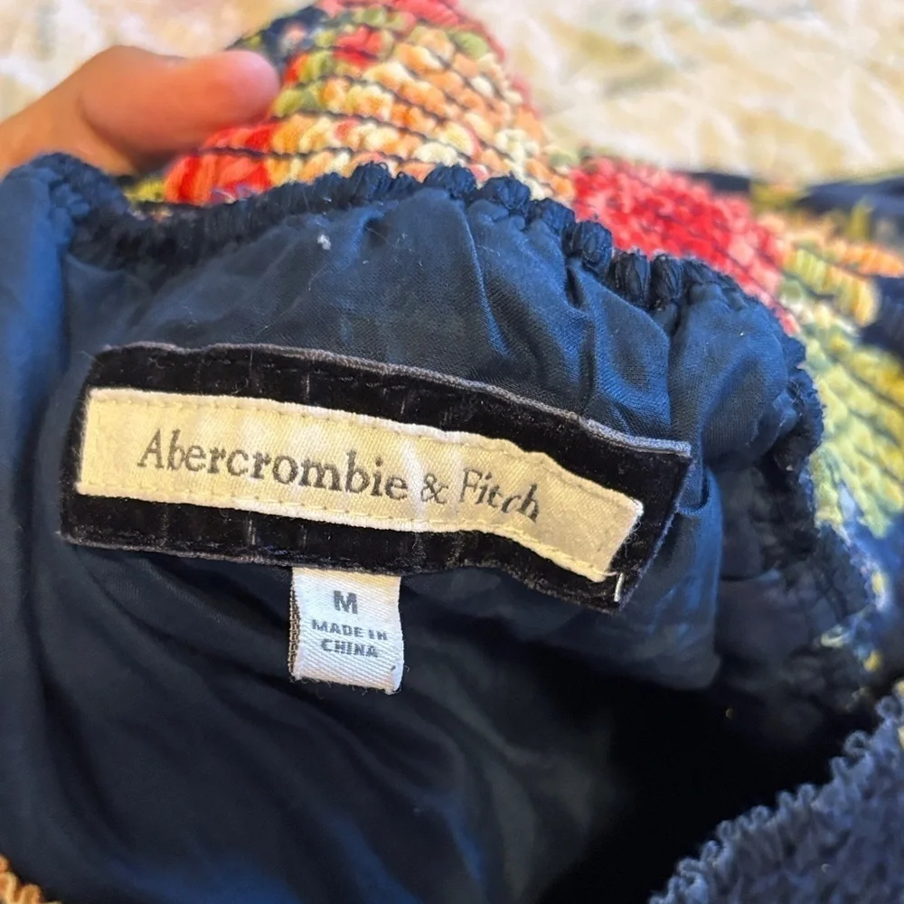 Abercrombie & Fitch Floral Skirt - Navy and Multicolor